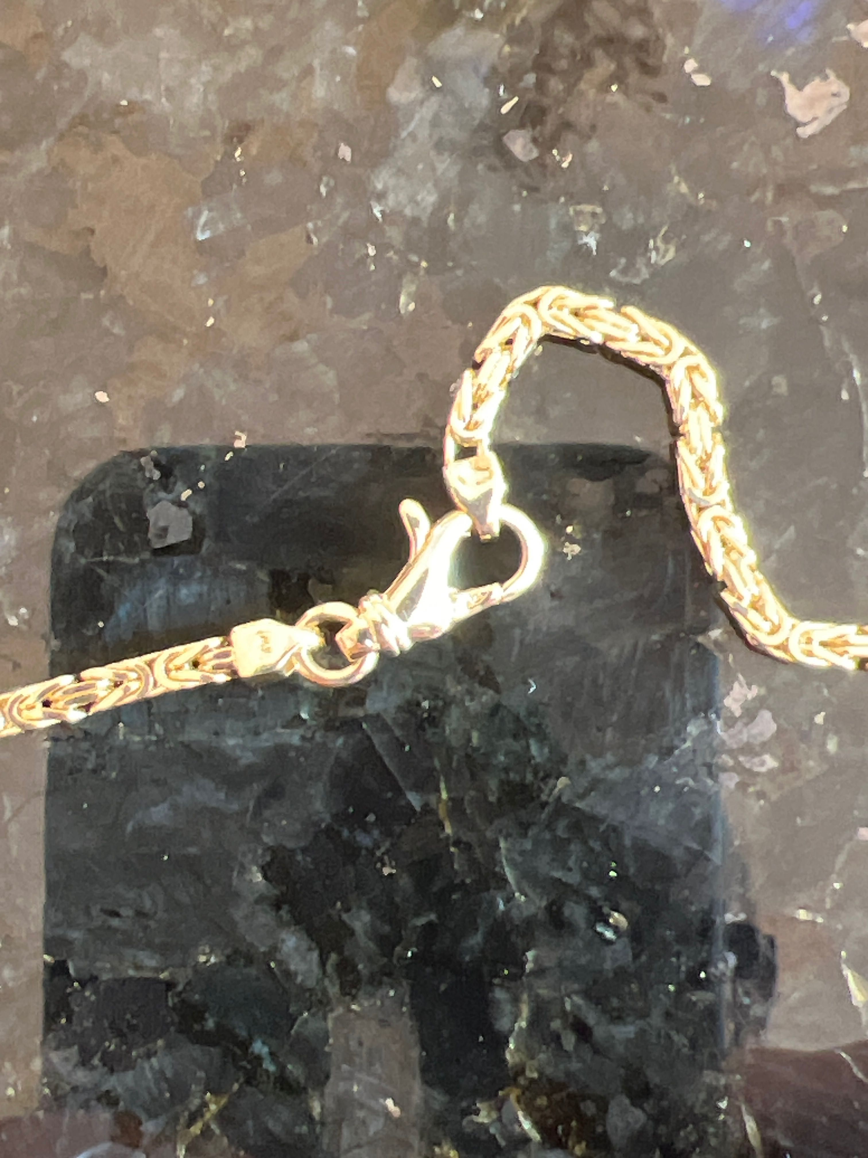 Złoty łańcuszek królewski 585, 27,93 gram, 60cm.