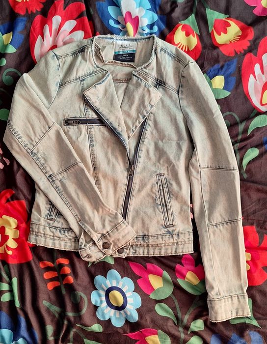 Jeansowa ramoneska Zara rozm. S