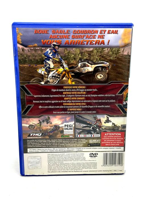 MX vs ATV Unleashed PS2 (FR) Po Francusku
