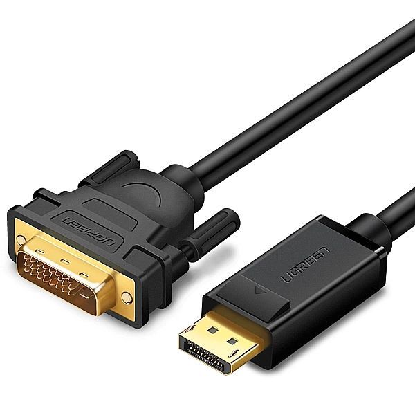 Ugreen kabel przewód DisplayPort - Dvi 2m czarny (dp103)