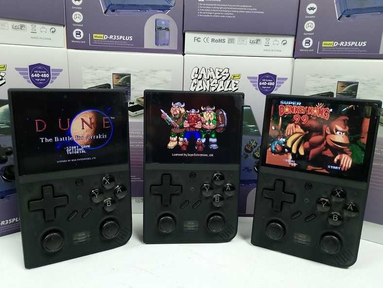 Ретро ігрова приставка портативна PSP 15000 ігор R35Plus PlayStation