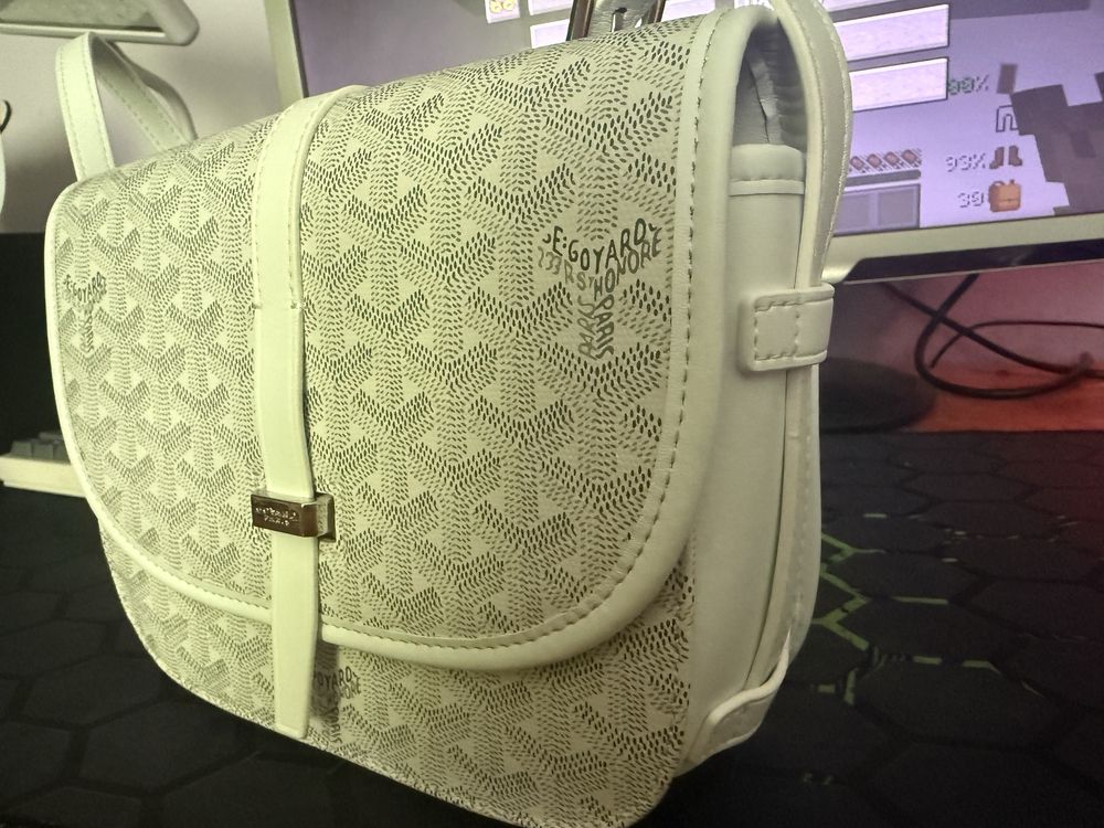 Sprzedam bialą torebke goyard