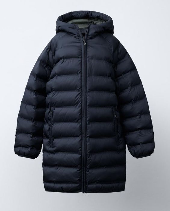 Довга куртка zara єврозима