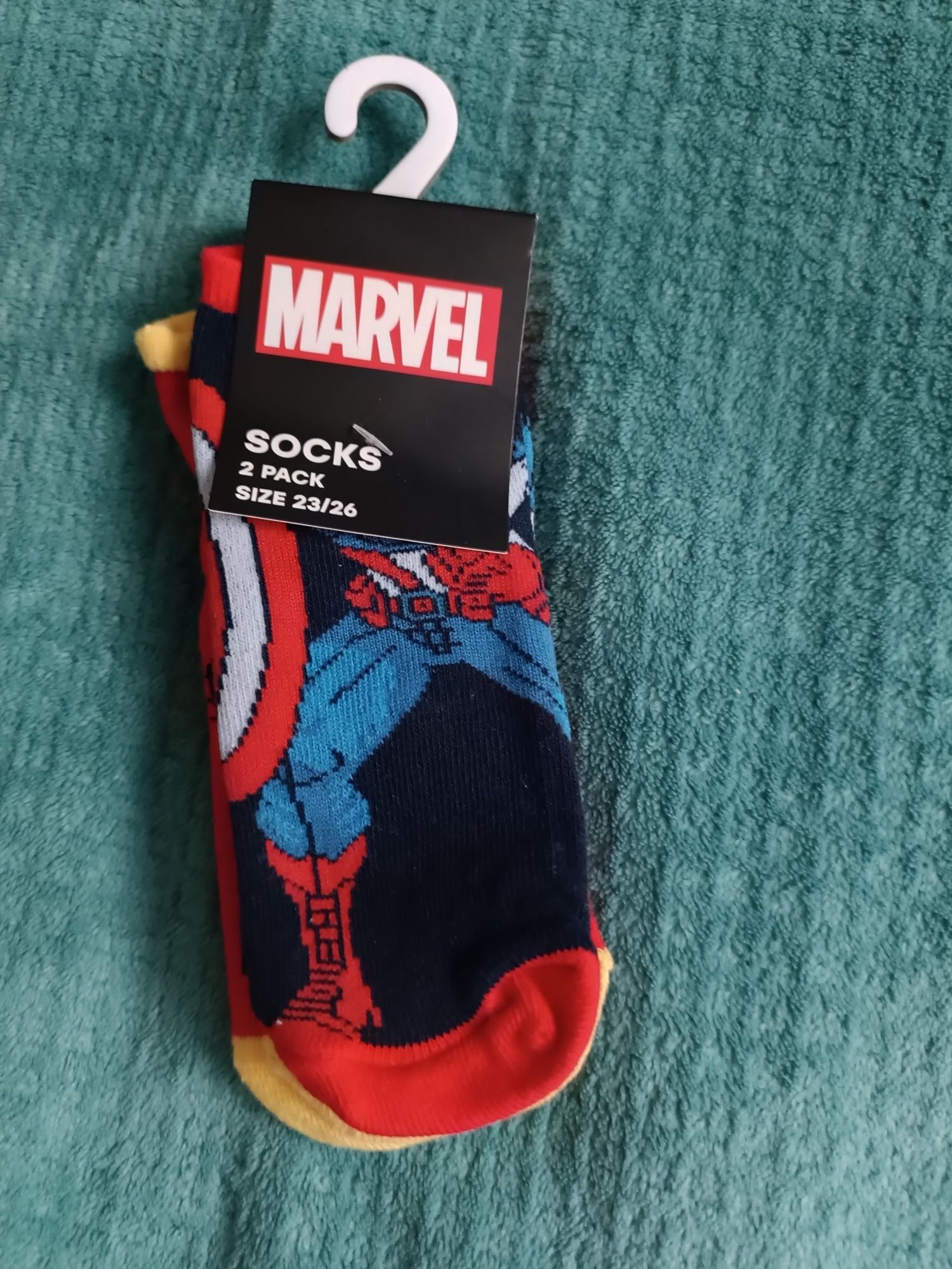 Skarpetki Spidermana nowe 2 pak 23-26