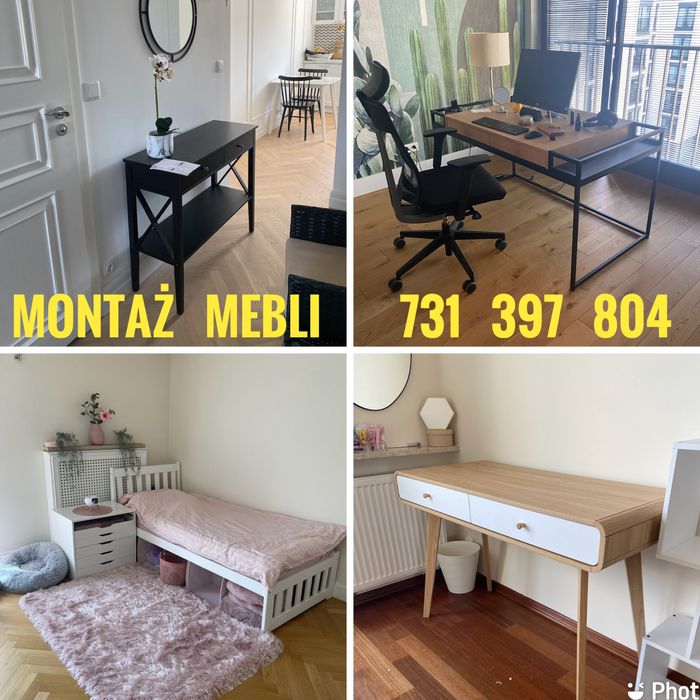 Montaż mebli, montaz listew przypodlogowych,montaz cokolow