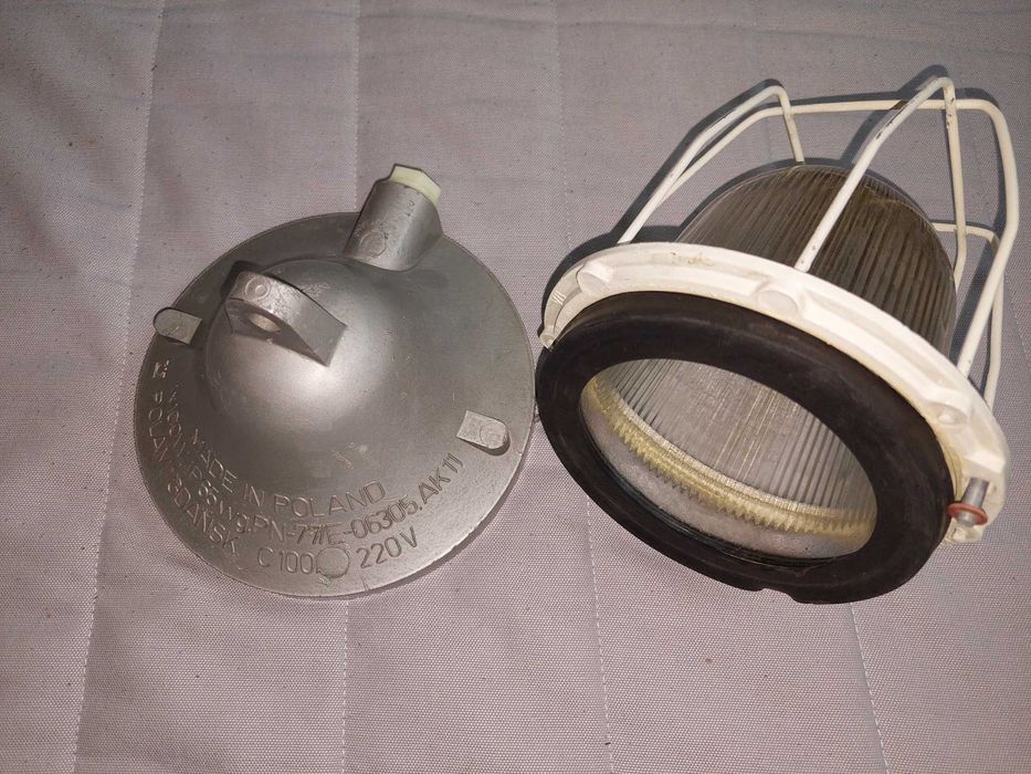 Lampa sufitowa oprawa oświetleniowa przemysłowa retro loft vintage prl