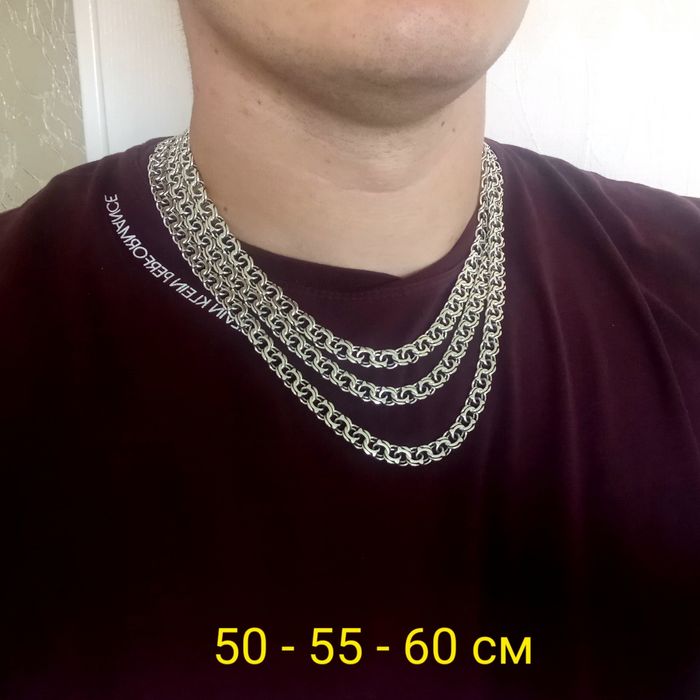 Серебряная цепочка бисмарк серебро 925 цепь серебряная широкая цепь