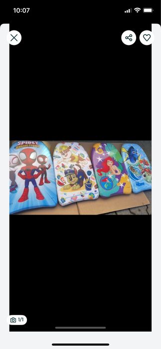 Nowa deska do pływania arielka