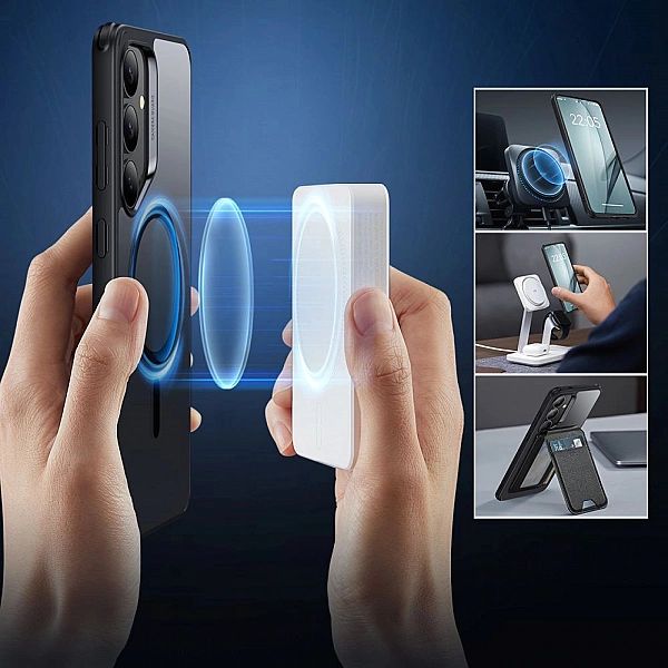 Esr Classic Hybrid Halolock Magsafe Galaxy S25+ Plus Clear/Black