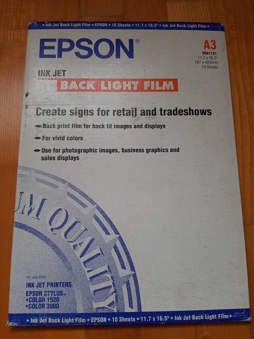 Пленка плівка (формат А3) EPSON , для струйного принтера