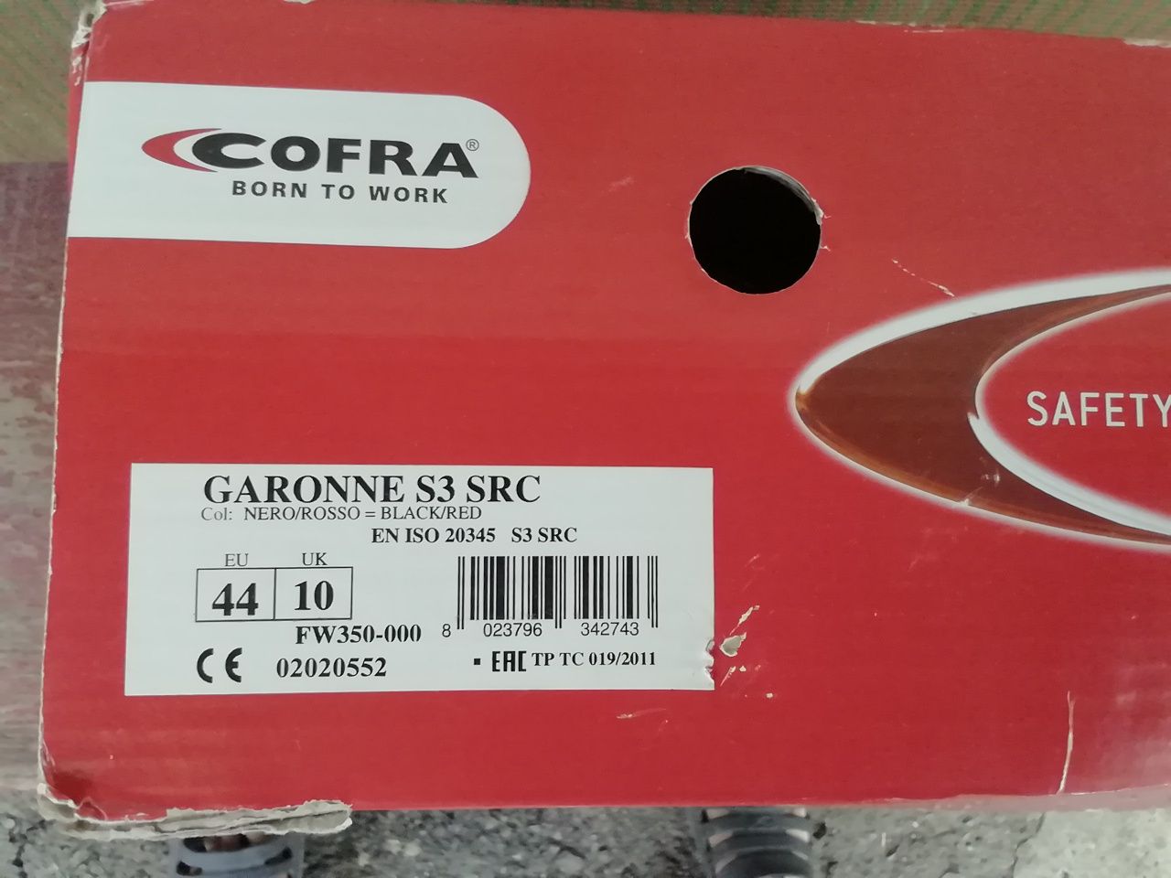 Ботинки ADR Cofra Garonne S3 SRC R37