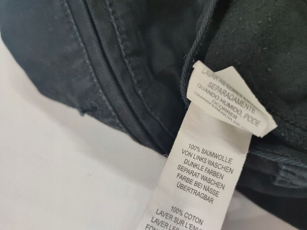 Denim Co. Spodnie Rurki czarne męskie Bawełna r. W32 L30