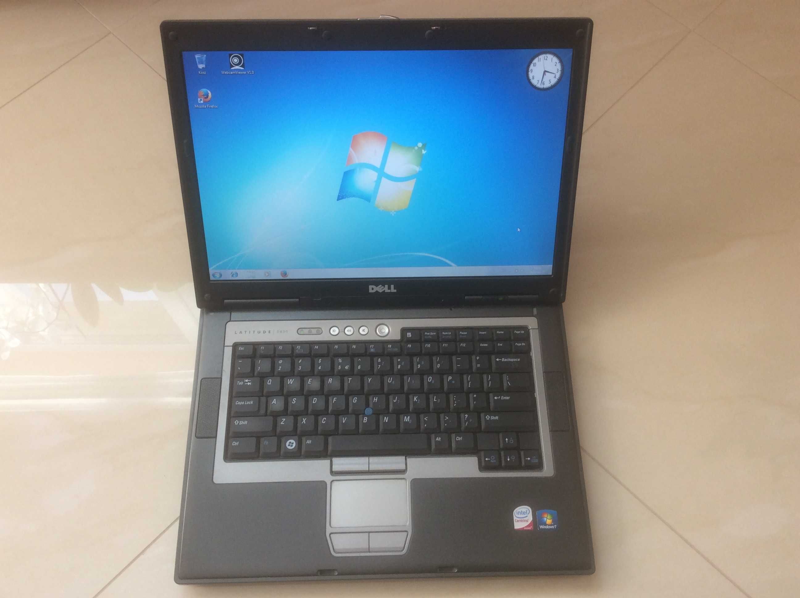 DELL D830 COM/15,5''Mat/C2D 2x2GHz/HDD250GB/RAM3GB/Bat.3h/Win7PRO