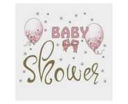 Pakiet baby shower dymy scianka balony