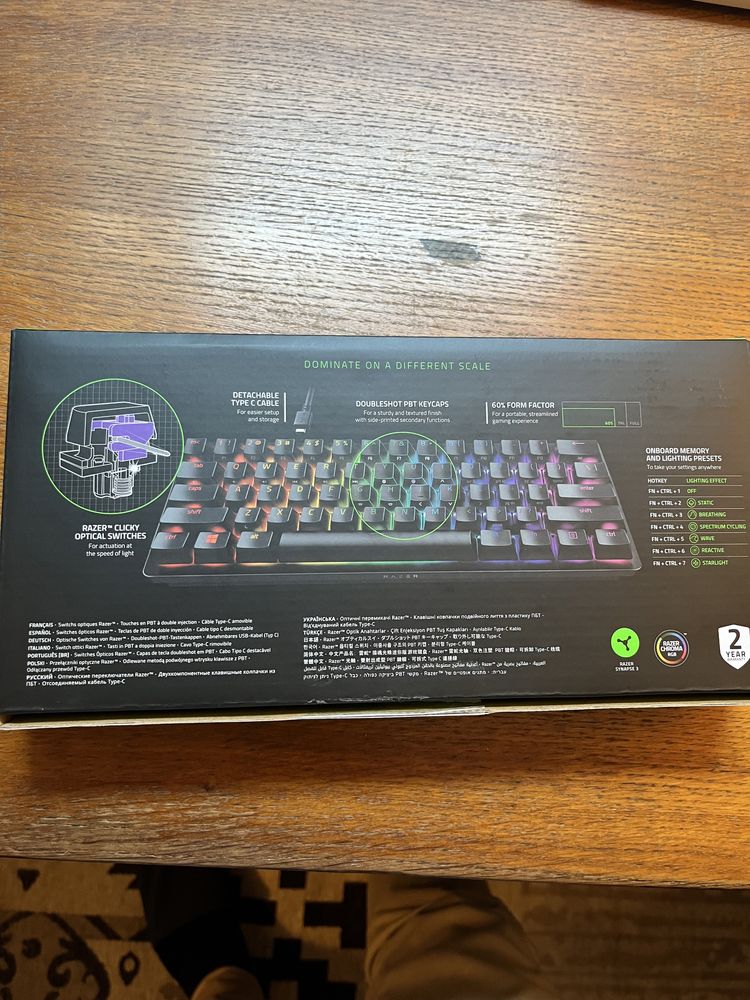 Teclado Razer Huntsman Mini