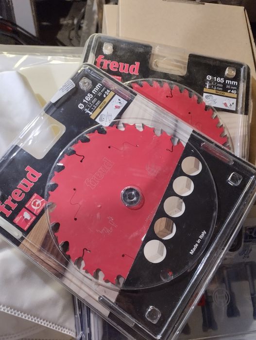 2x Tarcza do cięcia drewna FREUD 165 mm – NOWA, oryginalna, Made in It