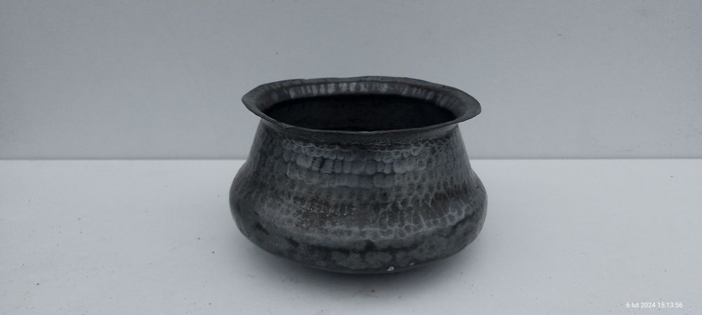 Miska miedziana wiekowa