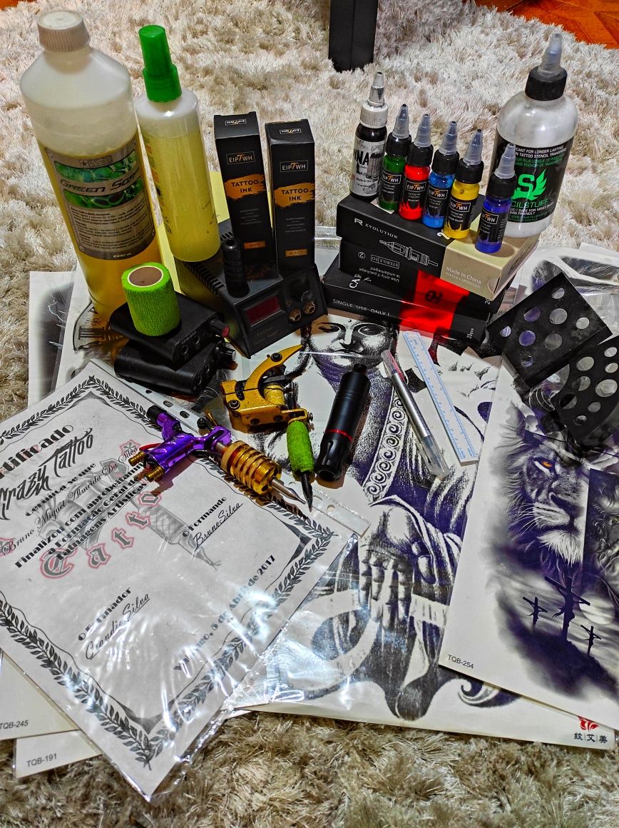 Kit Tatuagem Profissional