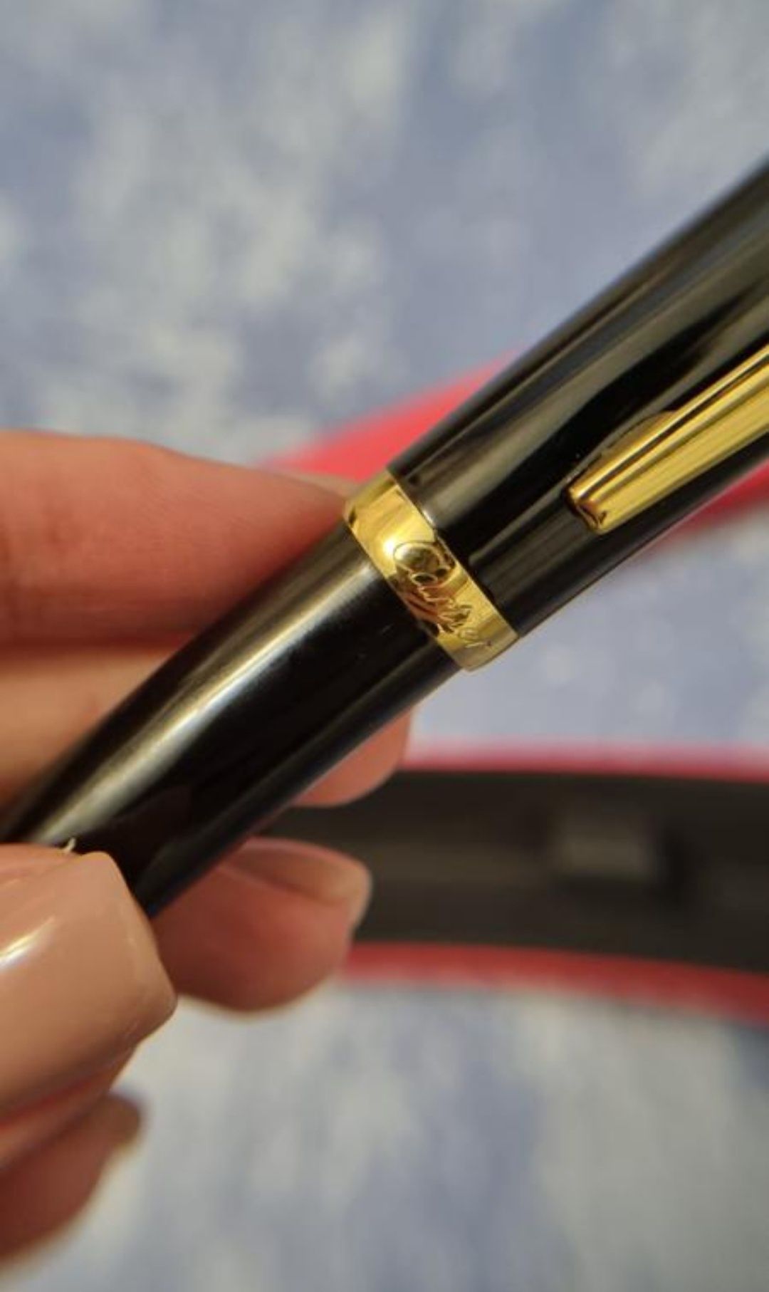 Ручка Cartier золота ручка Картье шариковая ручка