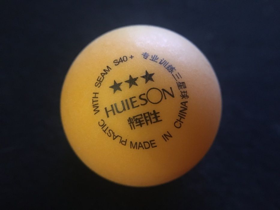 Супер мячики (шарики) для настольного тенниса "Huieson" S40+, 3 звезды