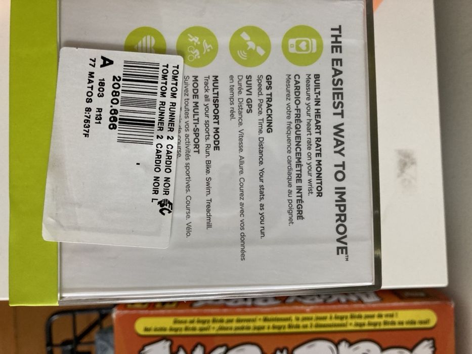 relógio Tomtom runner cardio 2 gps Bateria NOVA