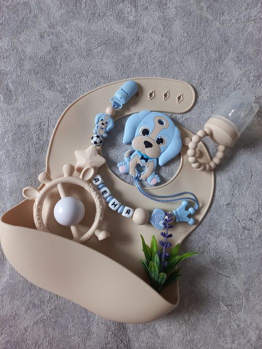 Тримач для соски,тримач,гризунець,пустушки,іменний тримач