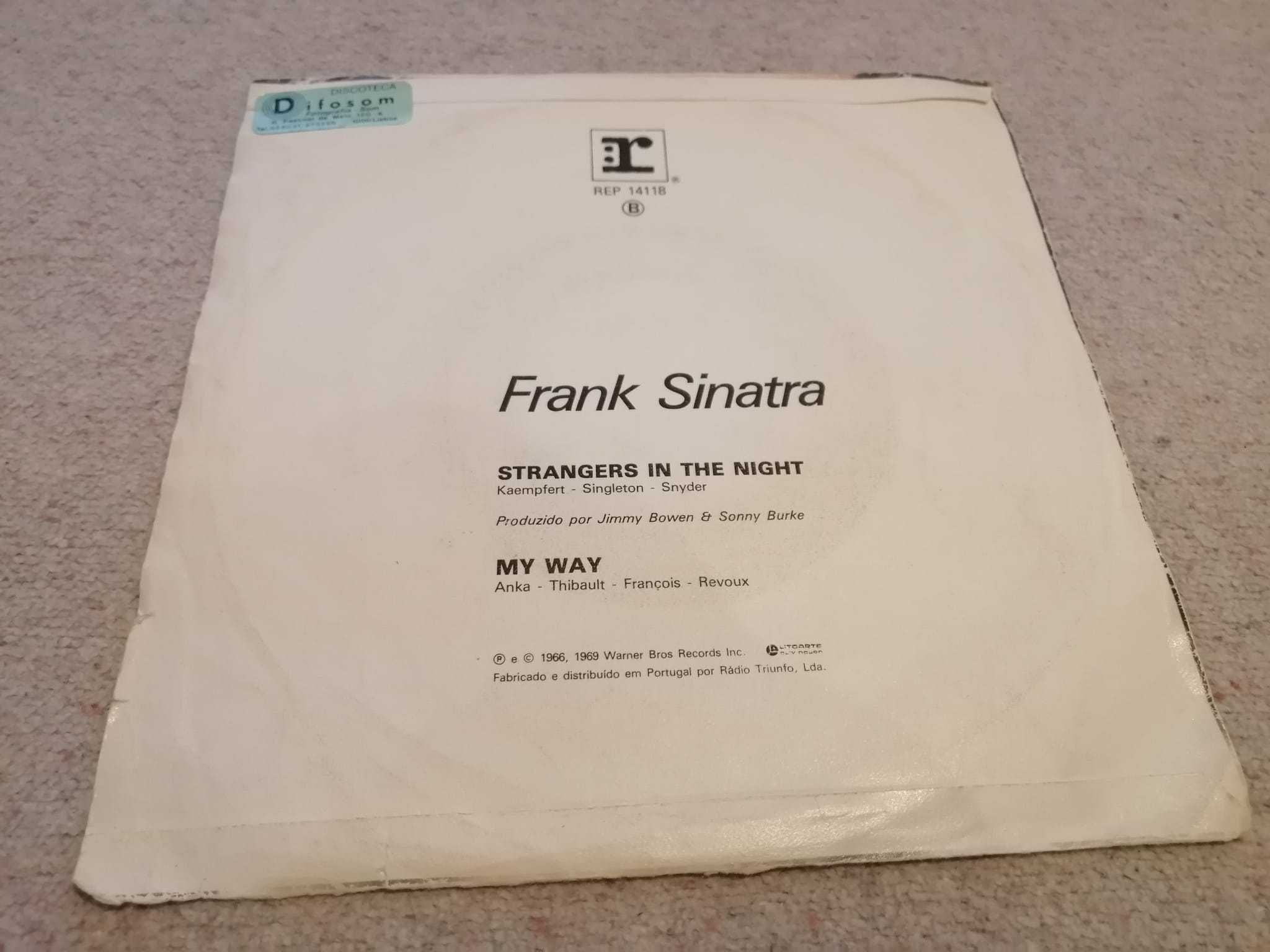 Disco Vinil single, Frank Sinatra, Strangers in the night, My way,1969