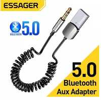 Essager AUX 3.5мм трансмітер в авто Bluetooth 5.0 приймач