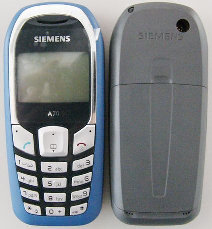 Раритетный мобильный телефон «Сименс» Siemens A70 - для съёмок кино