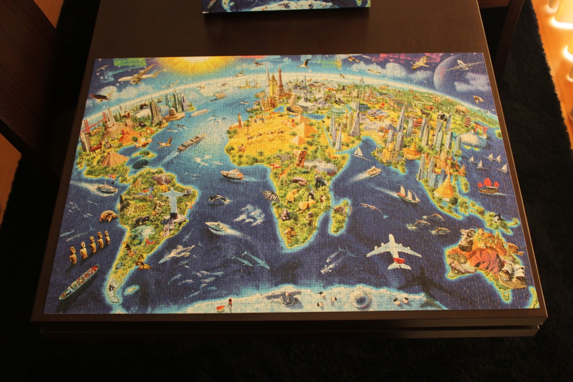 Puzzle do Mapa Mundo