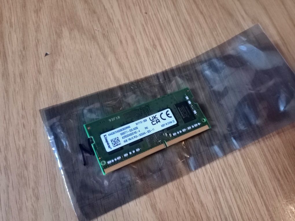 Pamięci DDR4 do laptopa 4GB Kingston