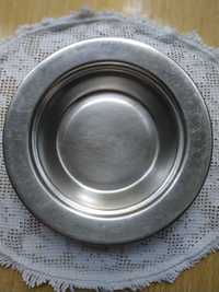 Тарелка нержавейка качество из СССР диаметр 20см посуда вечная