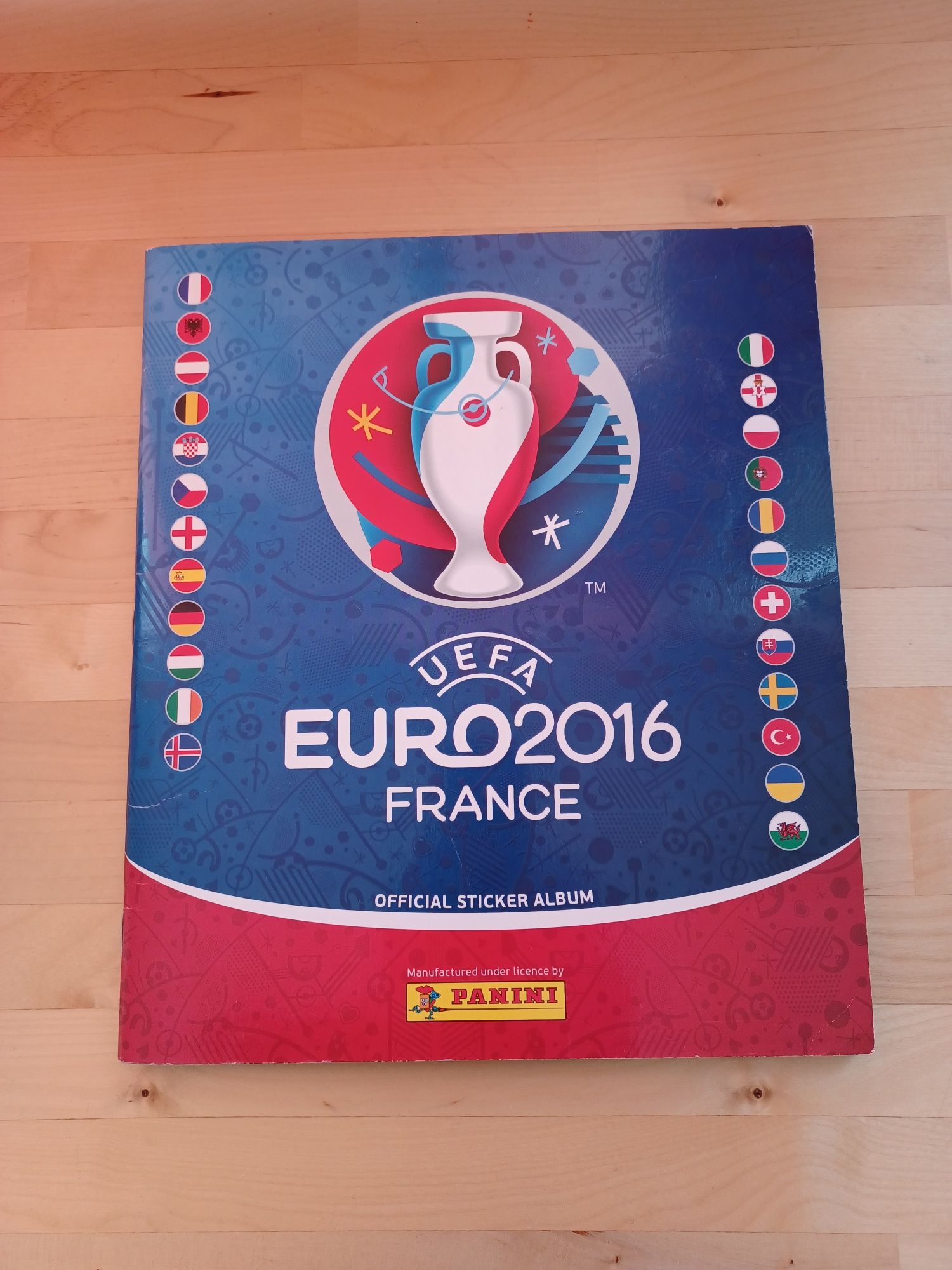 Caderneta cromos Euro 2016 Panini completa