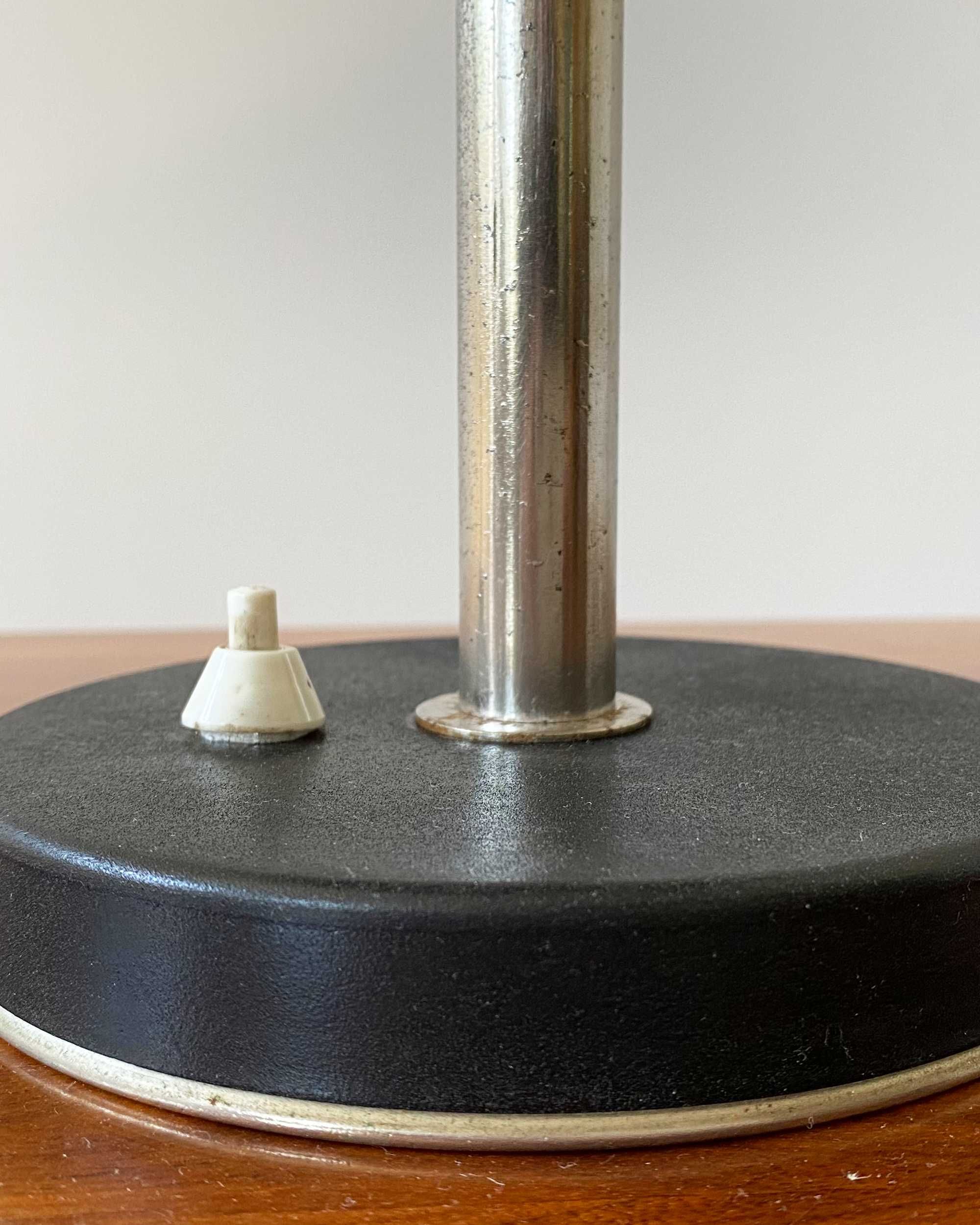 Lampa na biurko nocna czarna | Polam Meos Zaos grzybek PRL retro