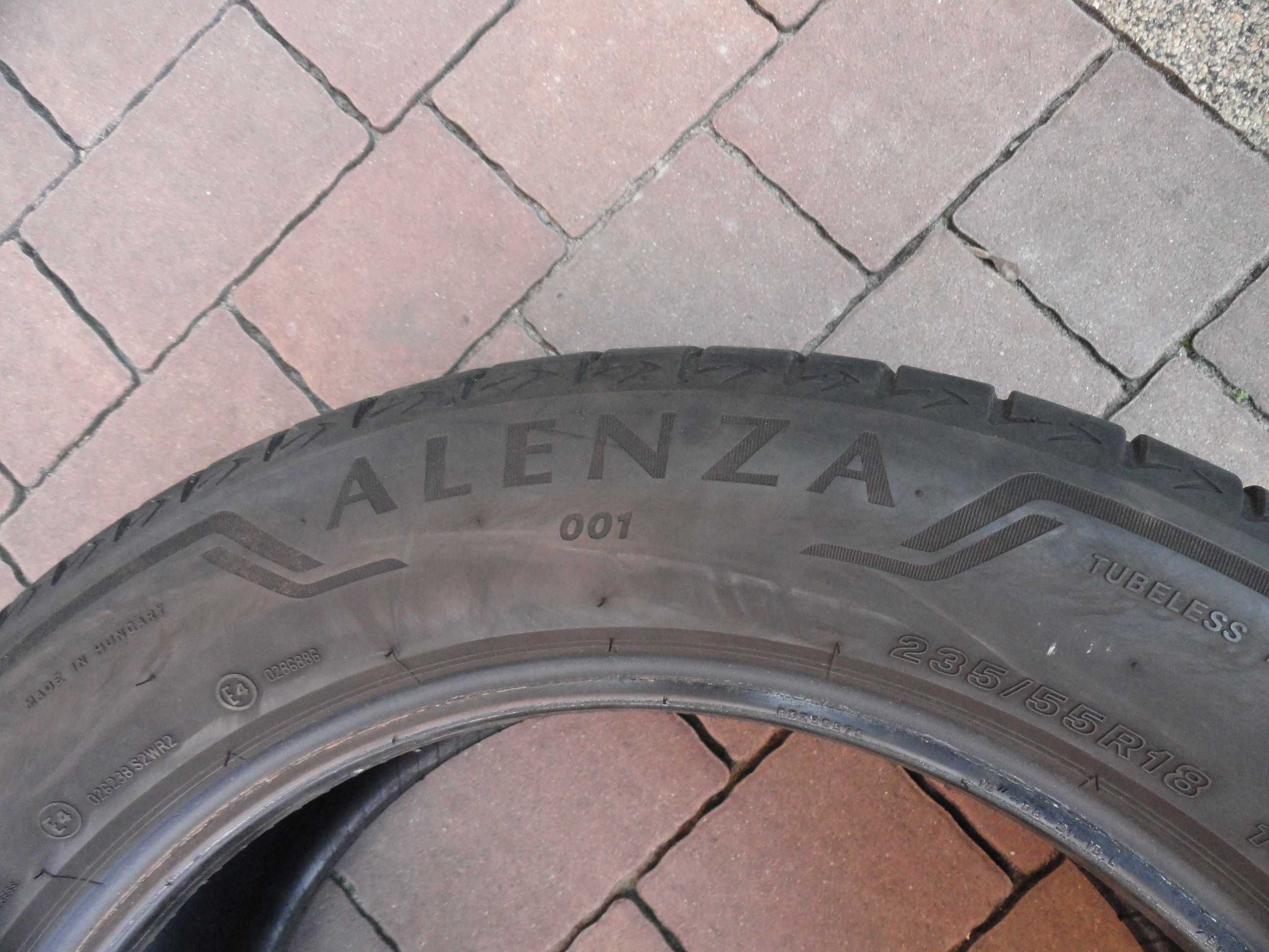 235/55R18 Bridgestone 2 sztuki LATO