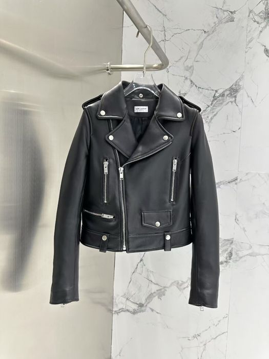 Куртка натуральная кожа Balenc*ga