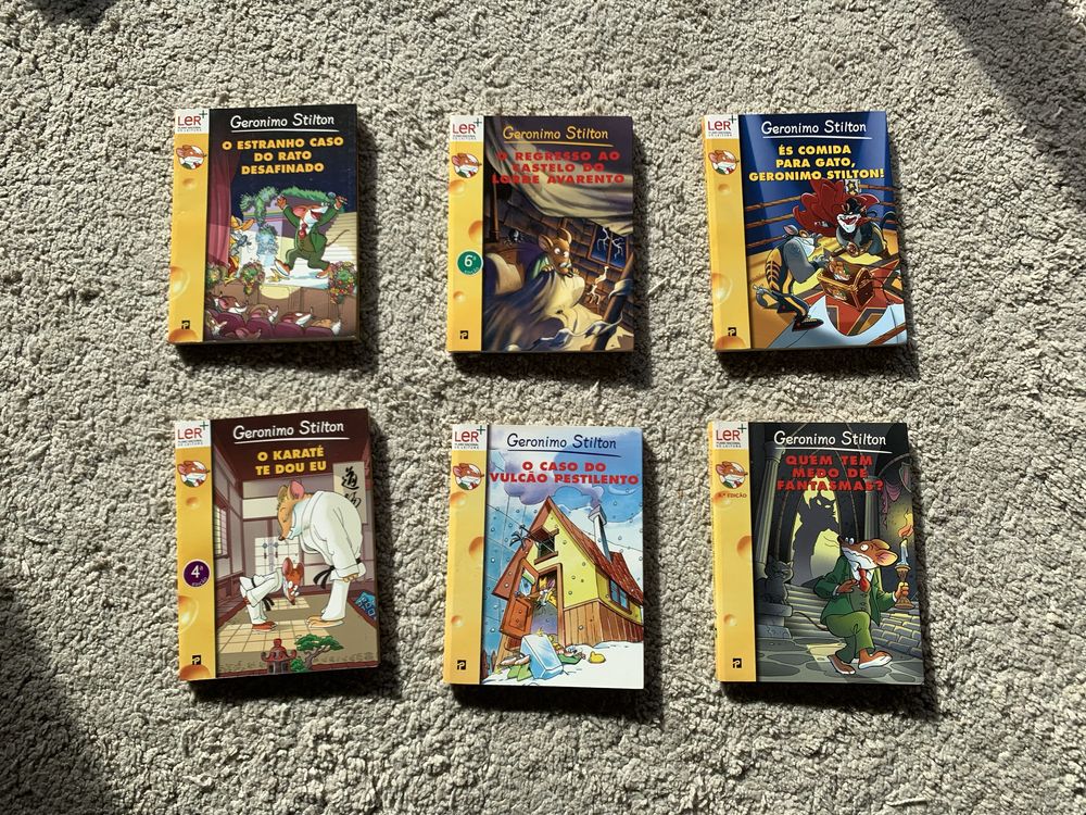 Livros do Geronimo Stilton (LER DESCRIÇÃO)