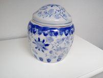 Pote Faiança Chinesa pintado à mão ANTIGO