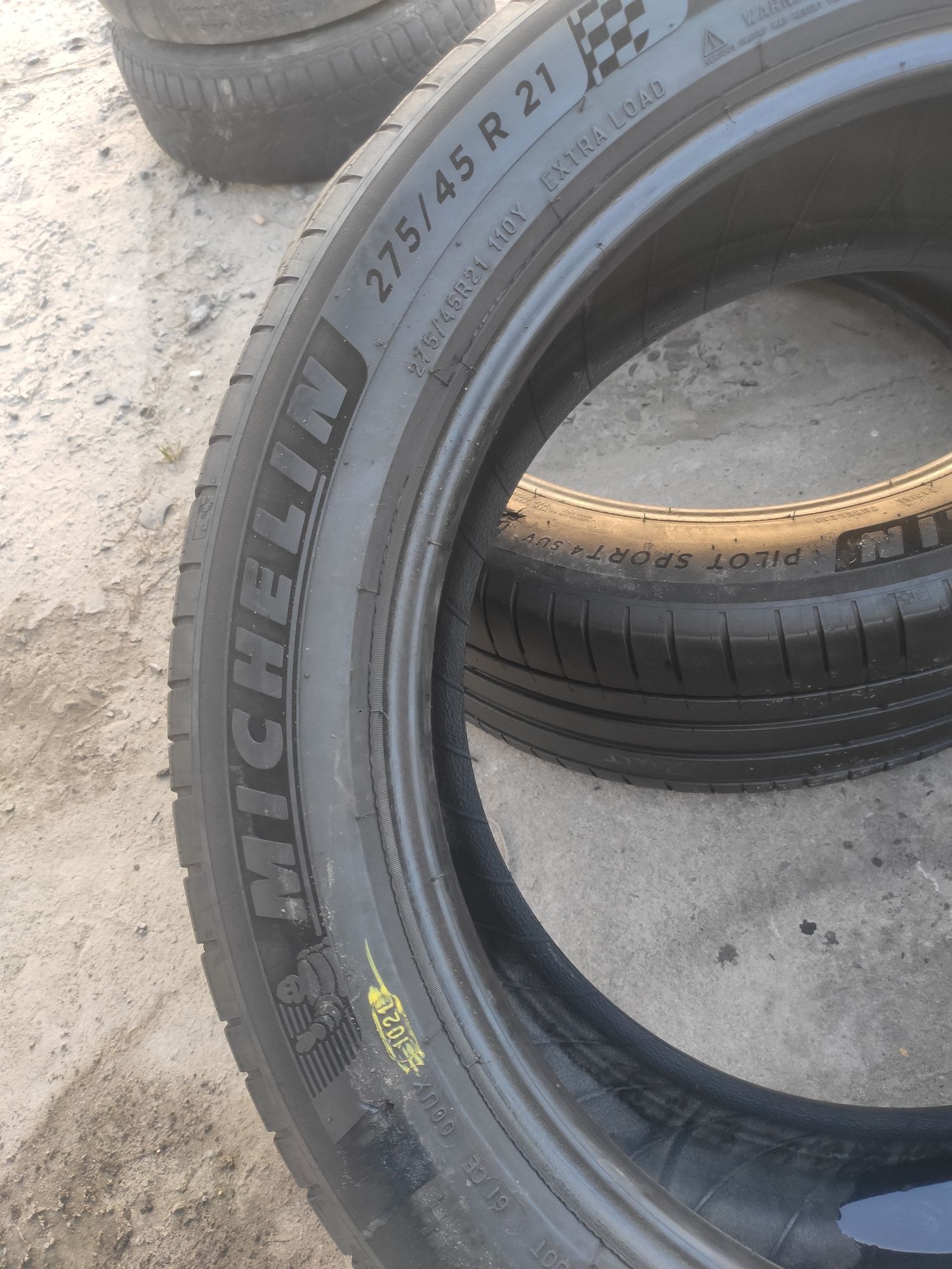 Шини літні пара 275 45 r21 michelin pilot sport 4, suv, 2021