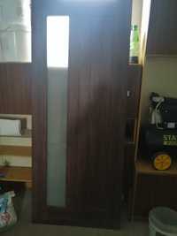 Drzwi prawe 80 drewniane solidne
