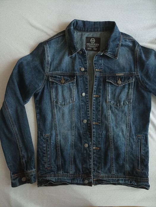 Kurtka jeansowa, dżinsowa Philipp Plein.Męska,młodzieżowa.Cena 120zł.