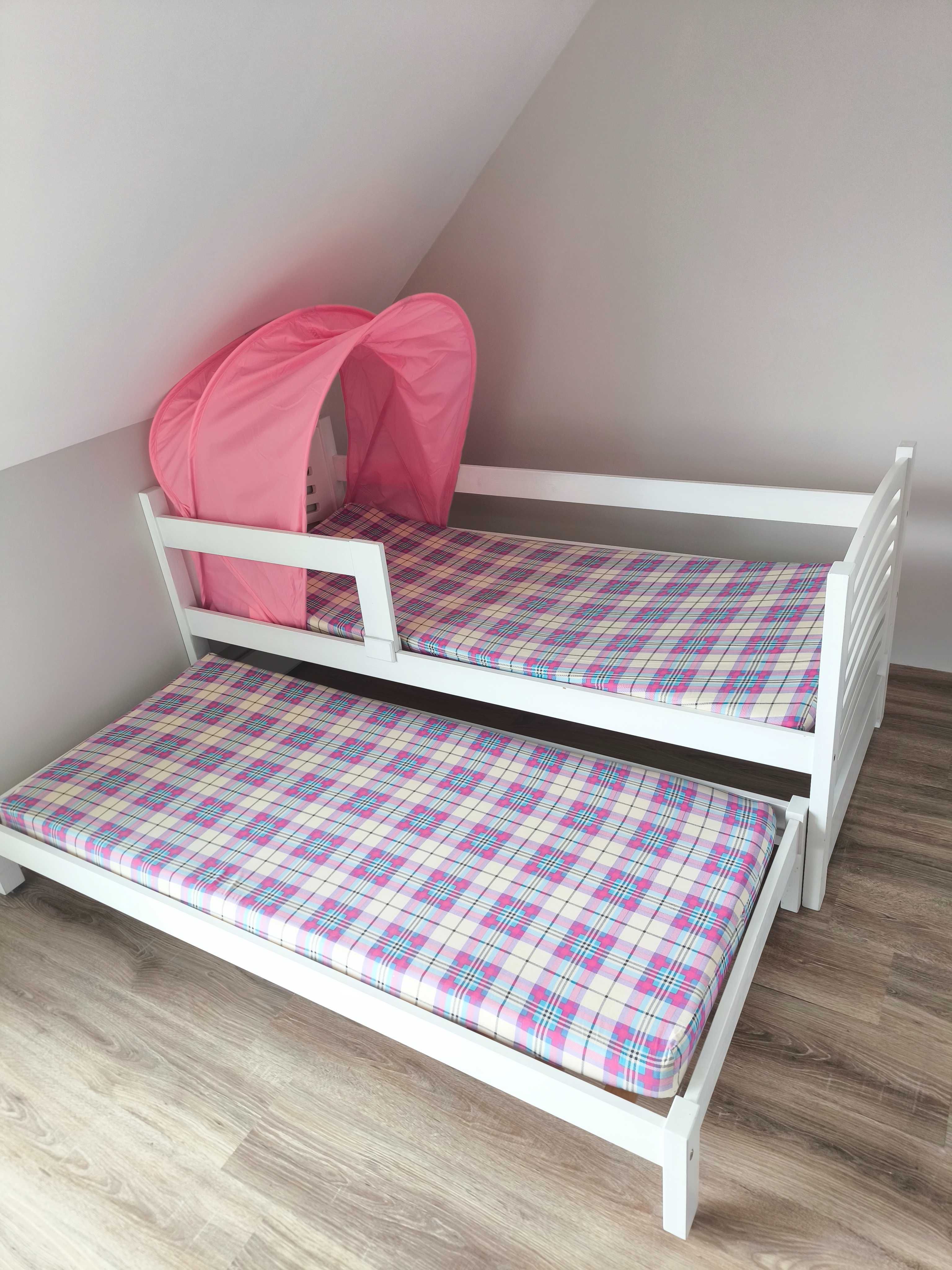 Łóżko łóżeczko dziecięce 80x180 dwuosobowe rozkladane