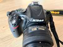 NIKON D 5200 plus obiektyw NIKKOR 35 mm