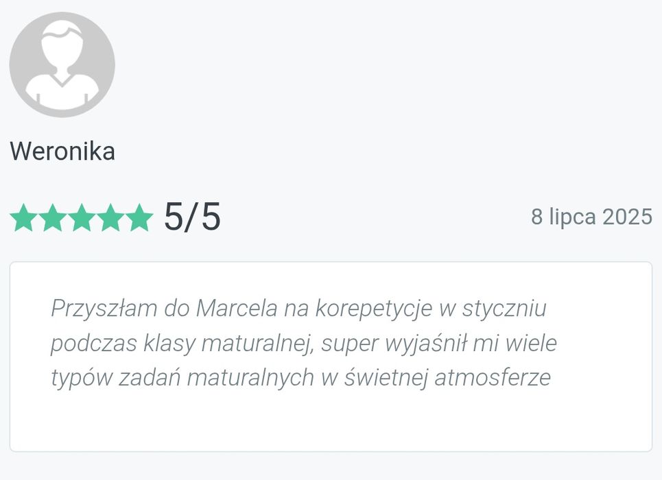 Korepetycje matematyka [Matura, Liceum, Studia] online i stacjonarnie