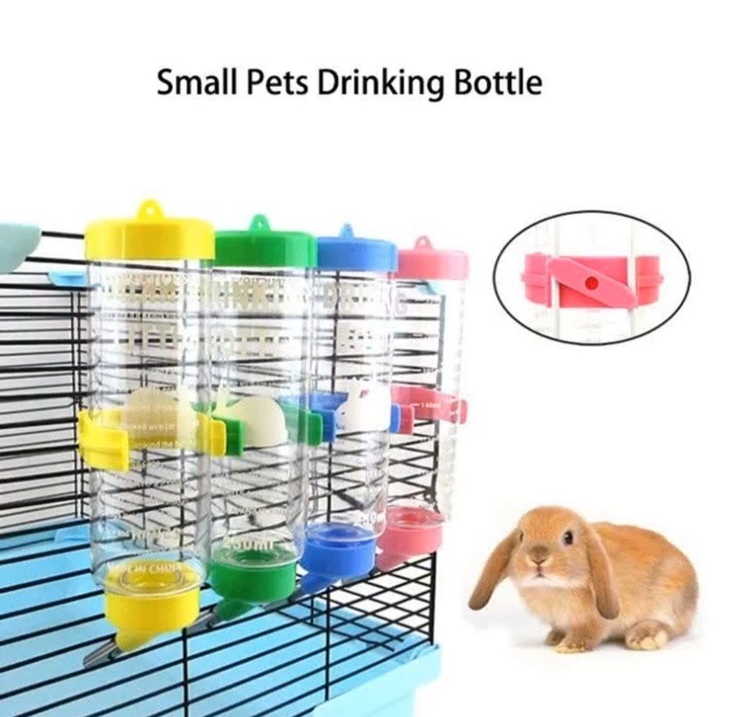 Пластикова пляшка для пиття води для хом’яків,щурів,кролика (поїльник)