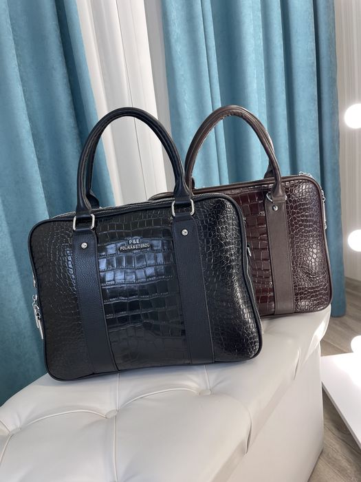 Женский портфель для документов 3 отдела кожа Портфель для документів