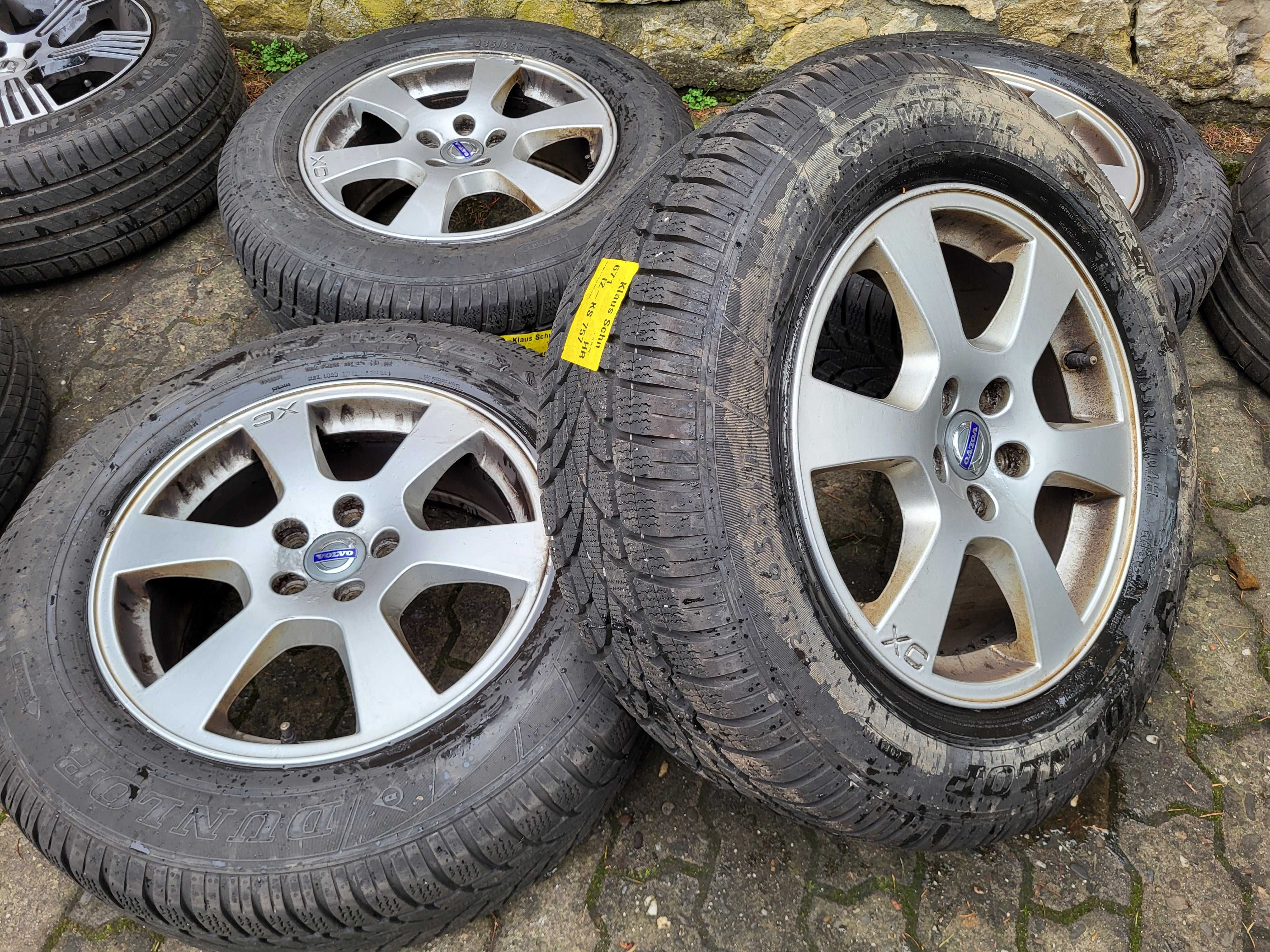 Felgi aluminiowe 17" 5x108 Volvo XC60 z oponami zimowymi
