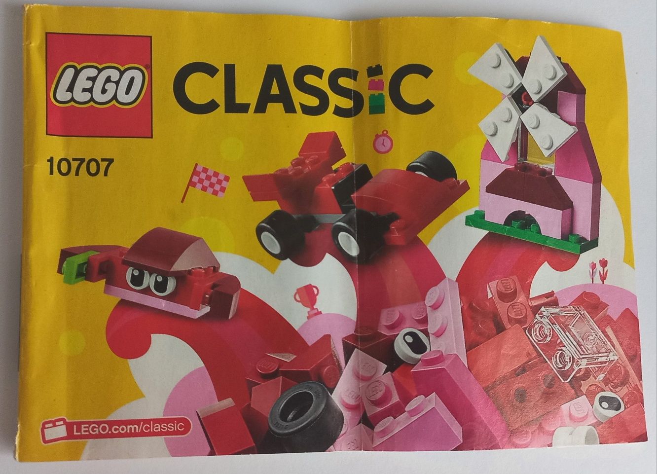 ( Lego original ) LEGO classic, Червона коробка творчості (10707).