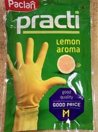 Rekawice godpodarcze practi lemon M