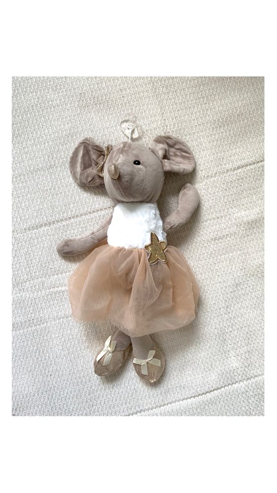 maskotka pluszak lalka baletnica myszka przytulanka balerina